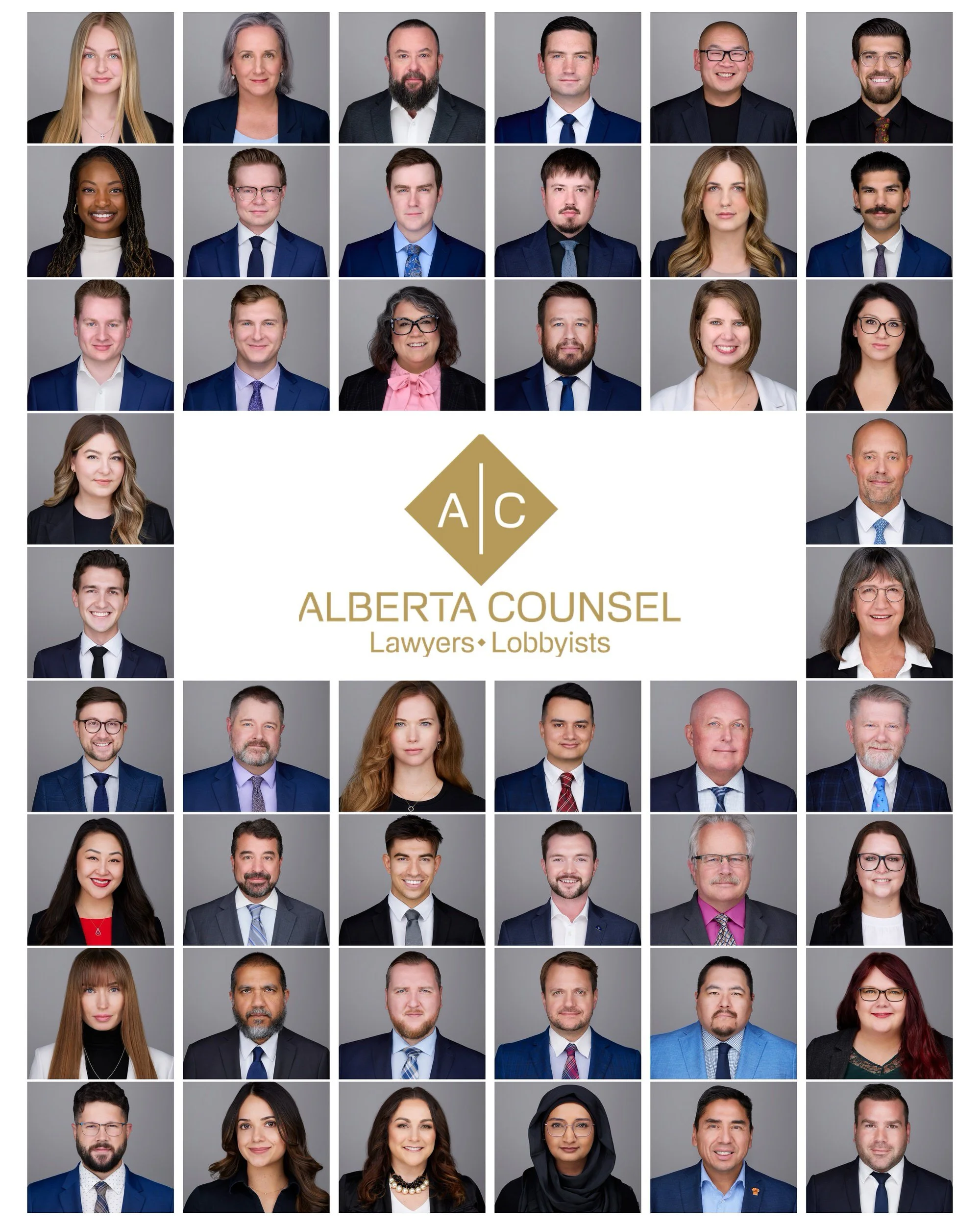 Alberta Counsel — team headshots, Edmonton