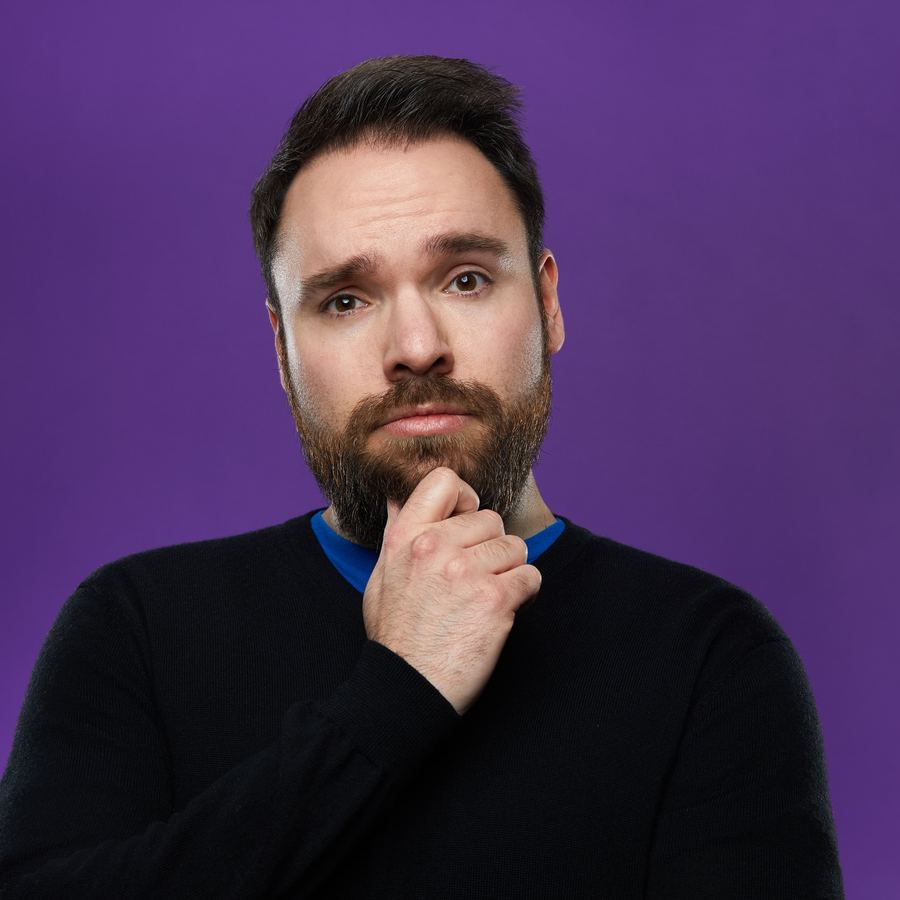 Bryan of 6 Minute Warning — band portrait, Edmonton