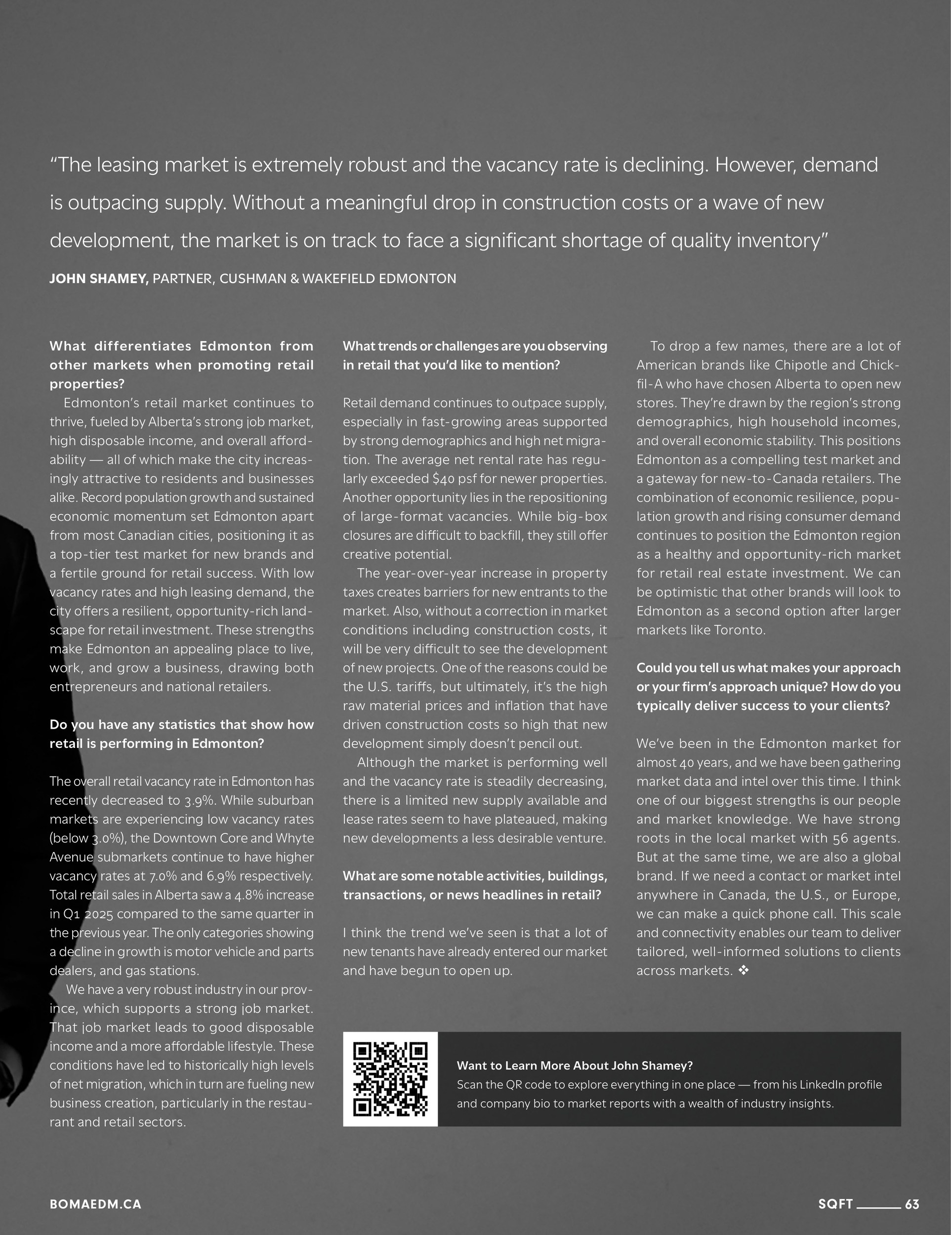 Talking Retail: the interview, set in columns