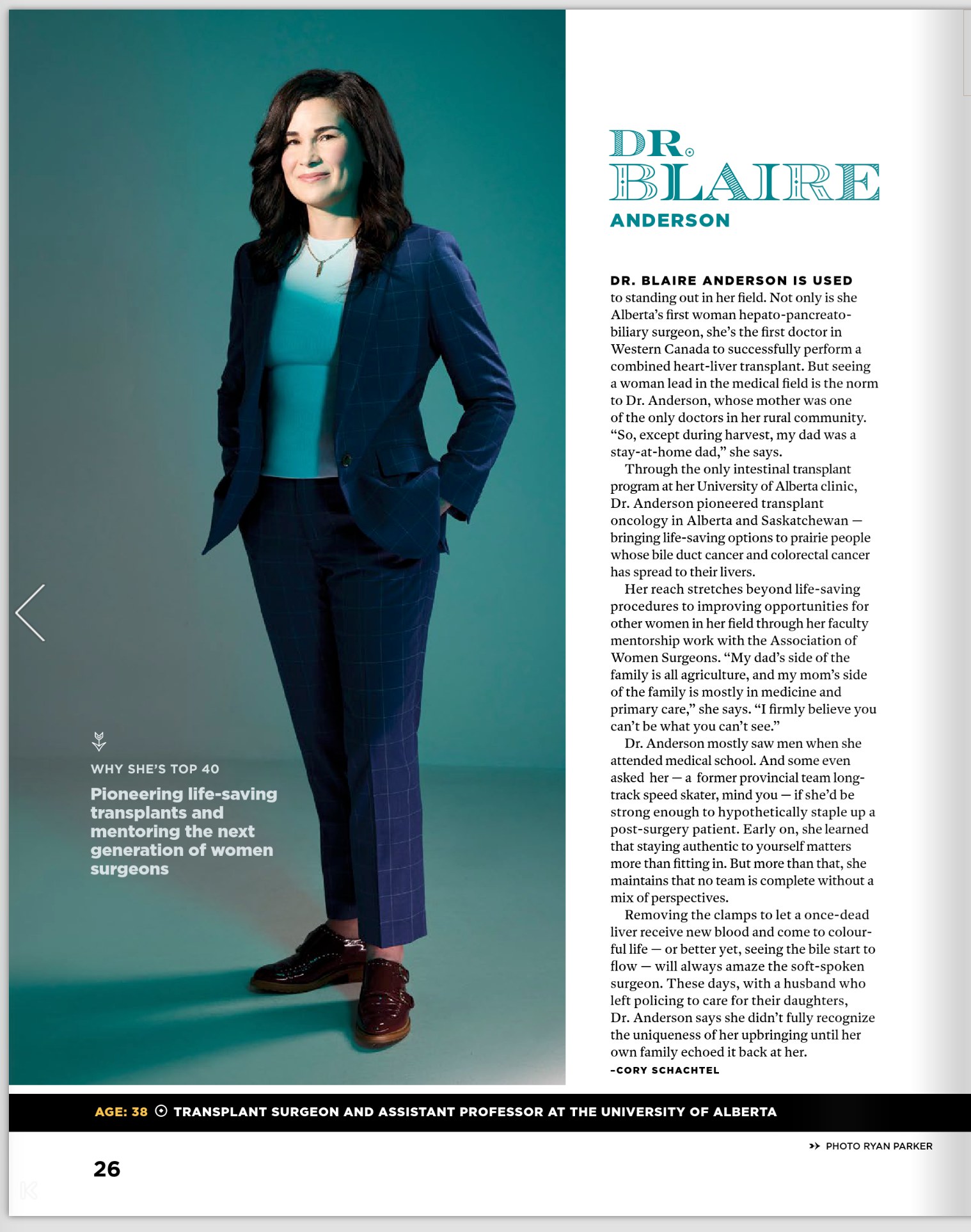 Dr. Blaire Anderson’s page