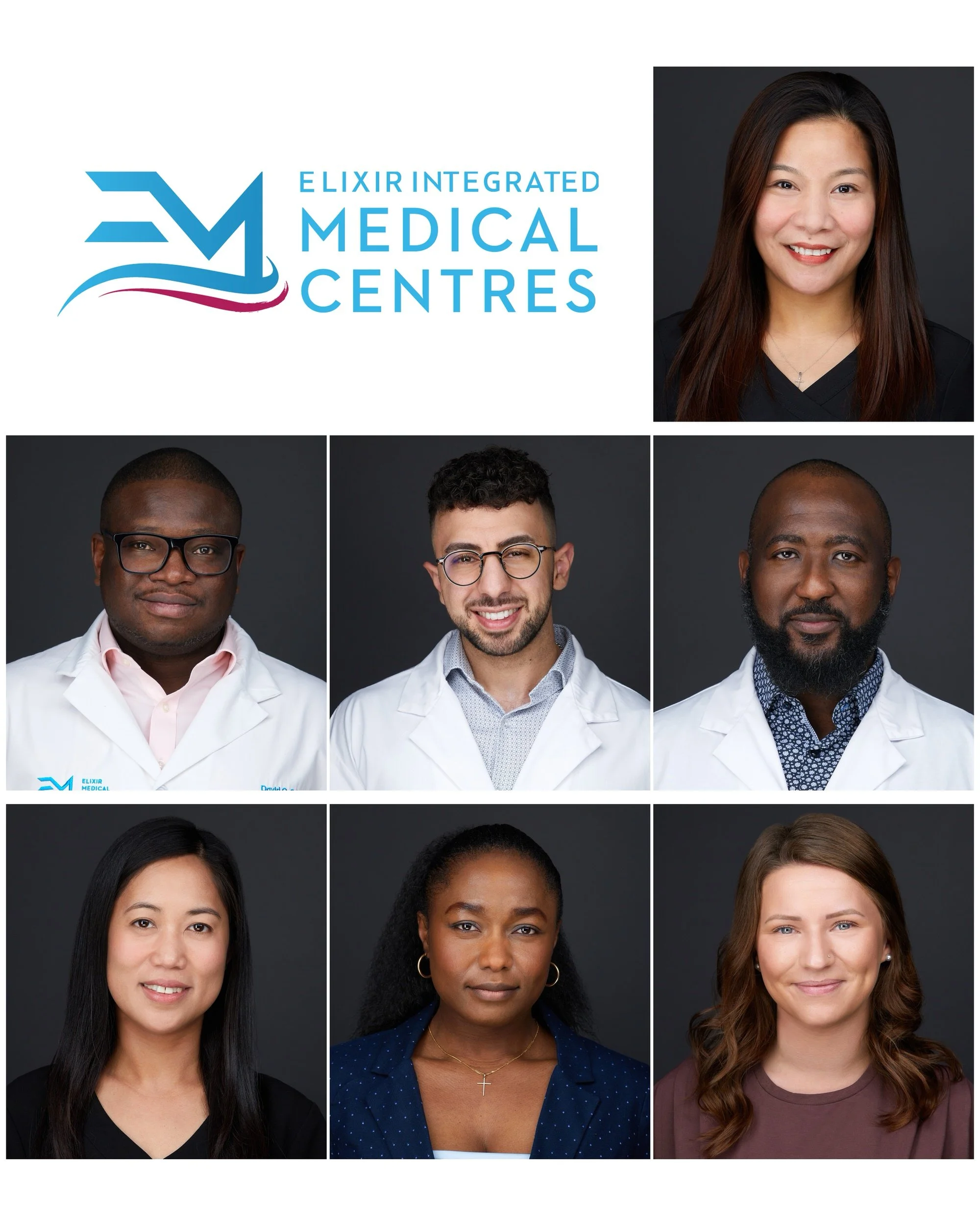 Elixir Medical — team headshots, Edmonton