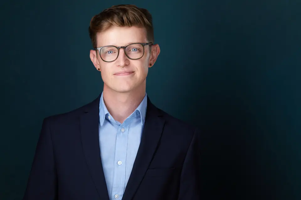 Business headshot, Edmonton studio