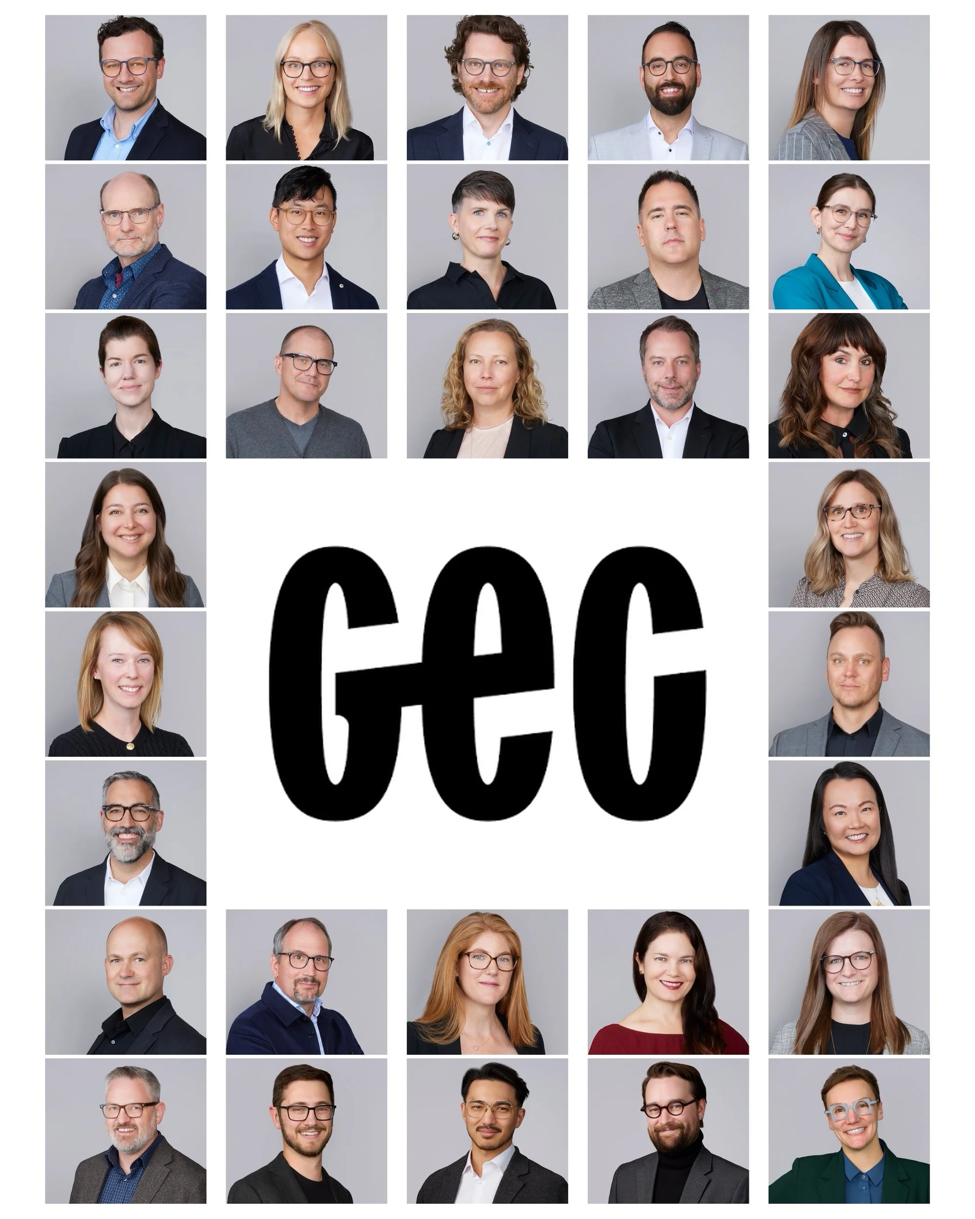 GEC Architecture — team headshots, Edmonton
