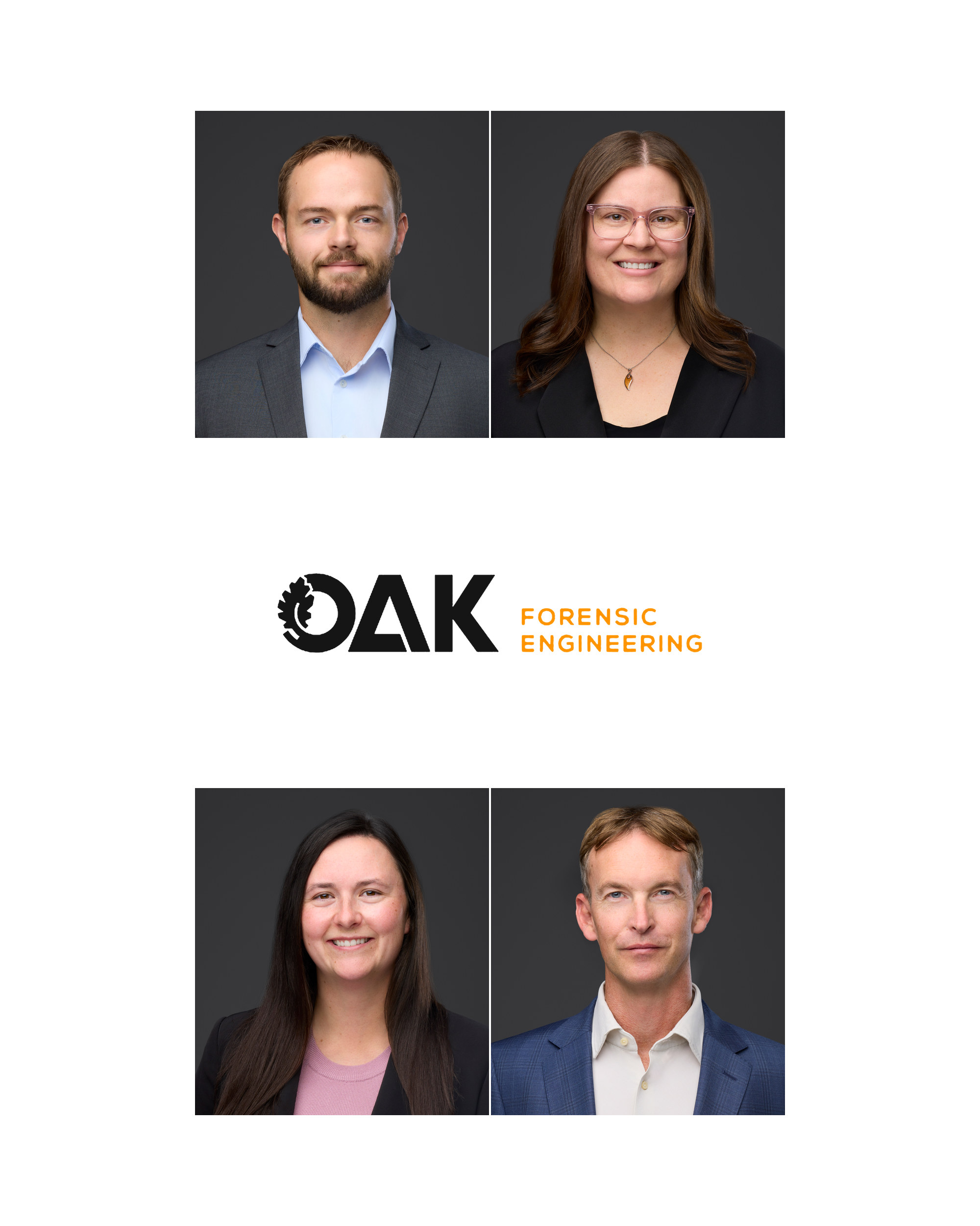 Oak Forensic Engineering — team headshots, Edmonton
