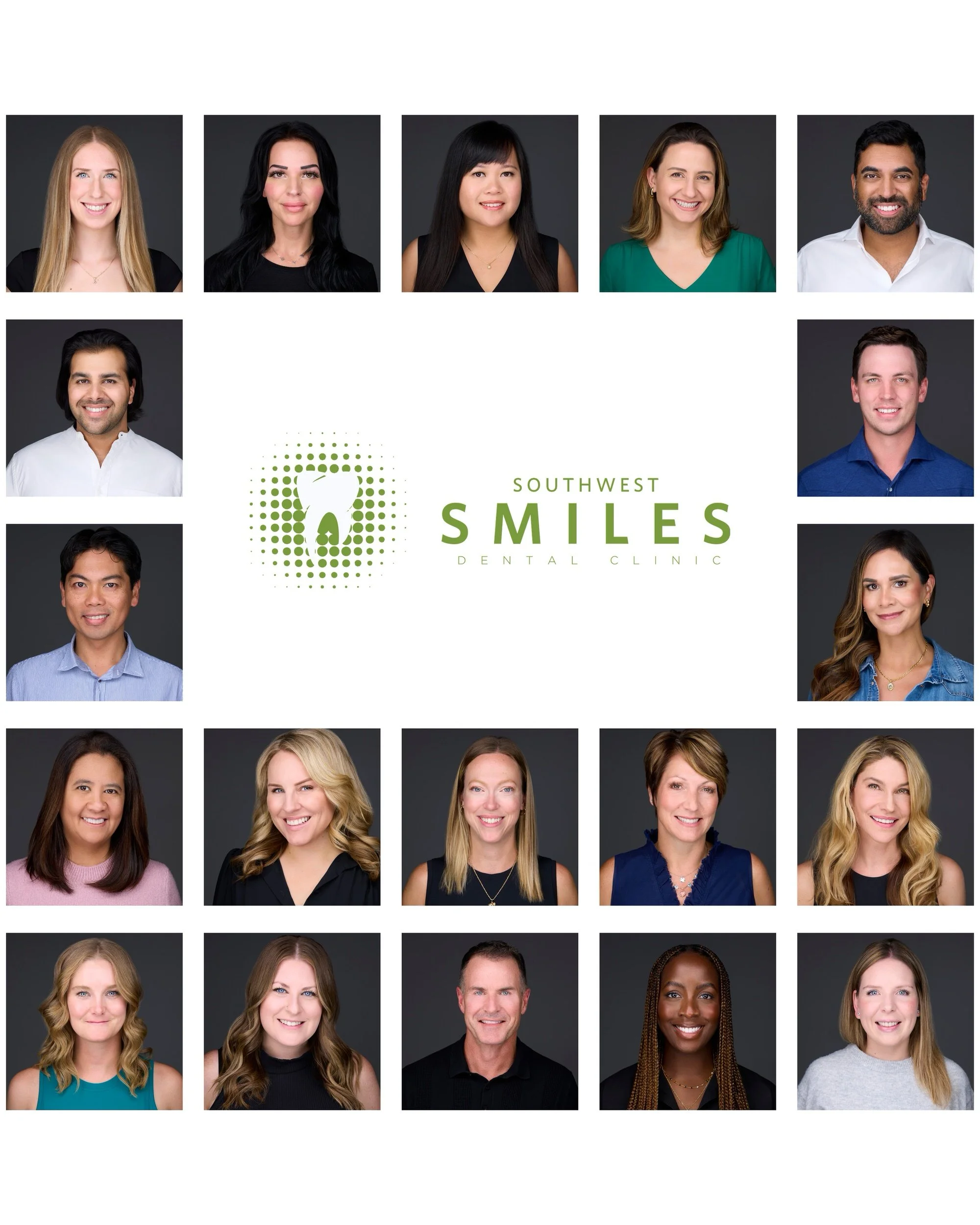 Southwest Smiles — team headshots, Edmonton