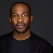 A headshot cropped to the small circle a meeting shows when the camera is off