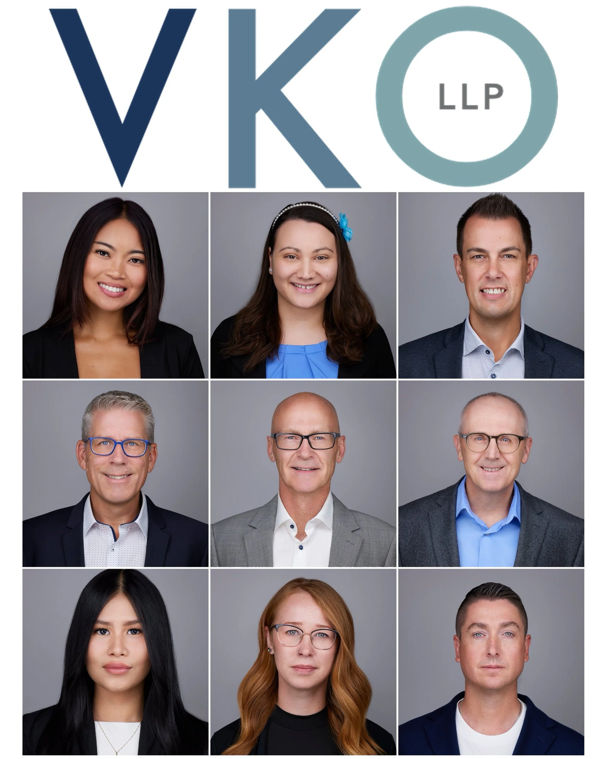 VKO LLP — team headshots, Edmonton
